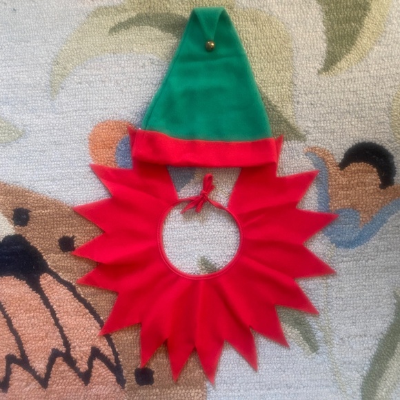 VTG I 1995 I Santa's Helper Hat & Collar - Picture 1 of 16